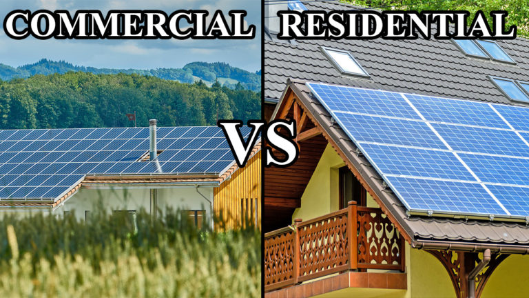Commercial vs residential solar panels