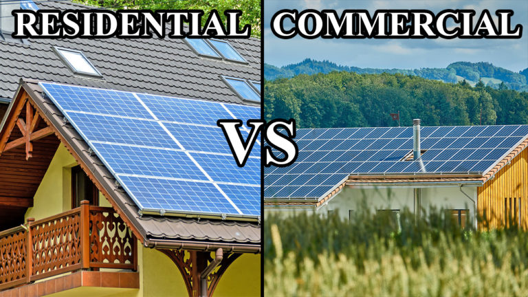 Residential VS commercial solar panels